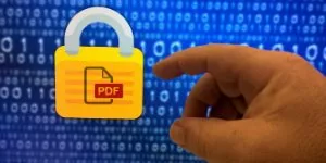 How to put a password on a PDF file?