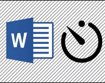 How to find out how long it takes to work with Microsoft Word?