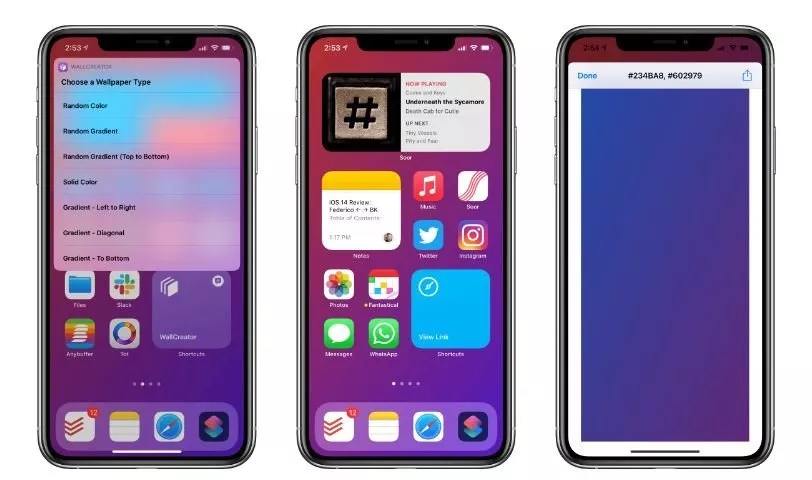 Getting to know the WallCreator shortcut; How to make simple and stylish wallpapers for iPhone?