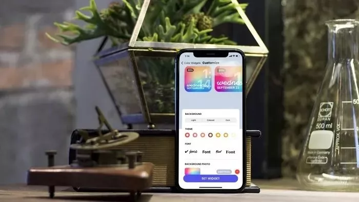 How to make a widget on iPhone?